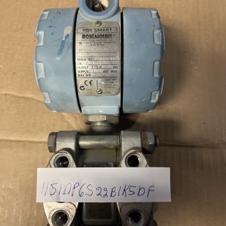 Rosemount 1151dp6s22b1k5df Differential Pressure Transmitter 2000 psi