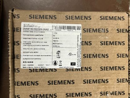 NEW IN BOX SIEMENS 3VA4140-5ED24-0AA0 40 AMP, 600 VOLT, 2 POLE BREAKER