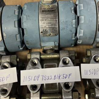Rosemount 1151dp7s22b1k5df Differential Pressure Transmitter 2000 psi